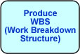 Produce Work Breakdown Structure (WBS)