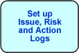 Set up Issue, Risk and Action Logs